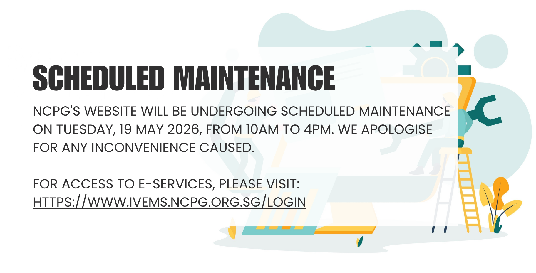 NCPG website maintenance